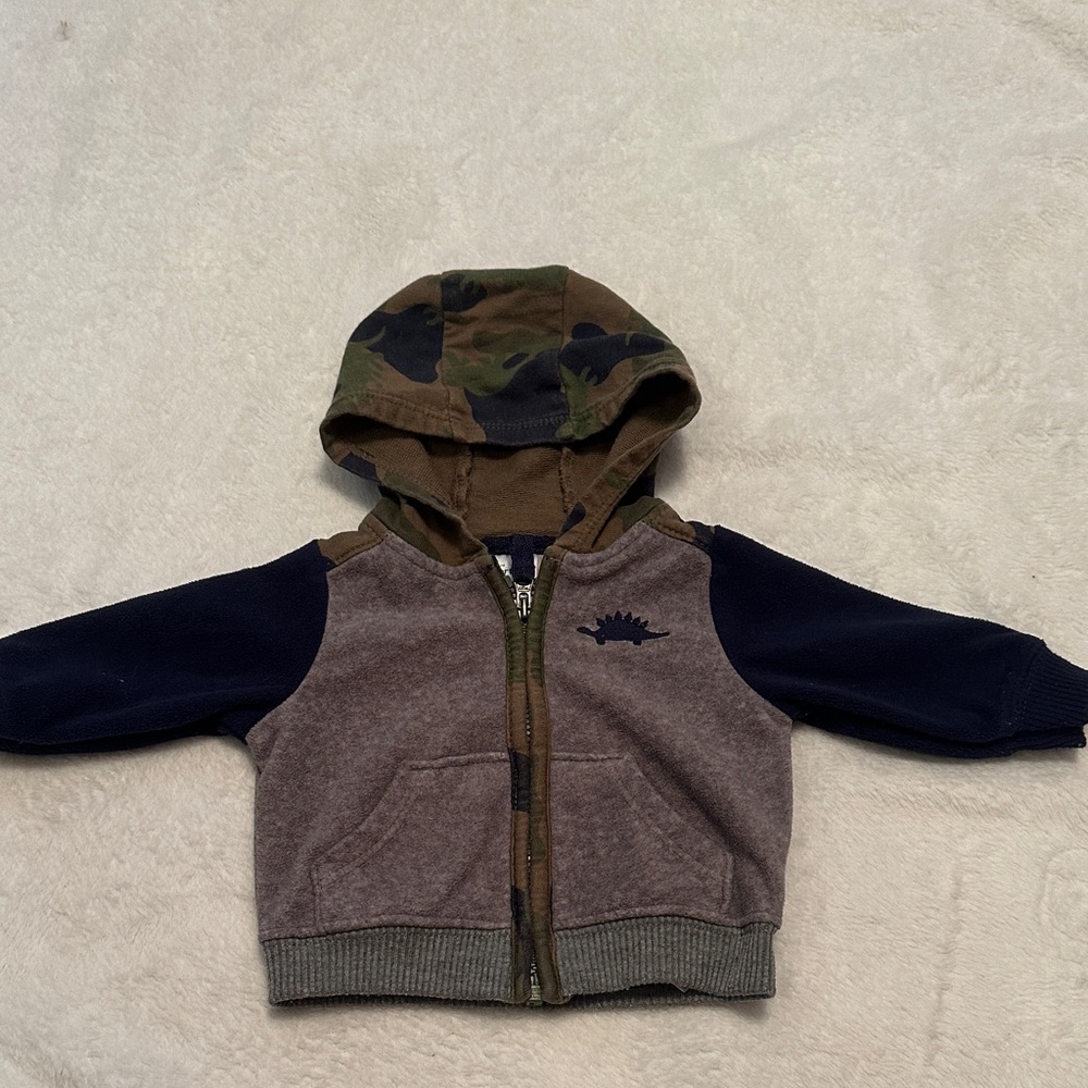 Carter's Camouflage and Navy Kids Hoodie
